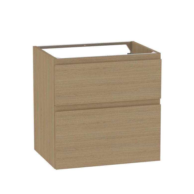 Sous-vasque PHOENIX prise de main bois-bois 2 tiroirs L60 H60 P46 Main Image