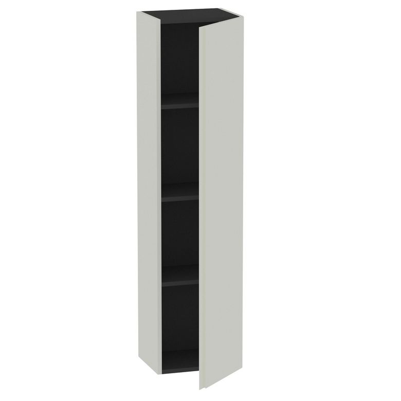 Colonne PHOENIX prise de main blanc-blanc 1 porte L40 H160 P33 Main Image
