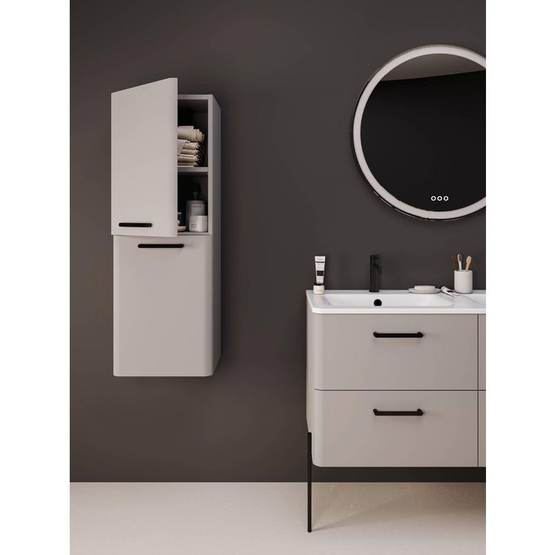 Colonne de salle de bains 40 cm 2 portes FRIDA