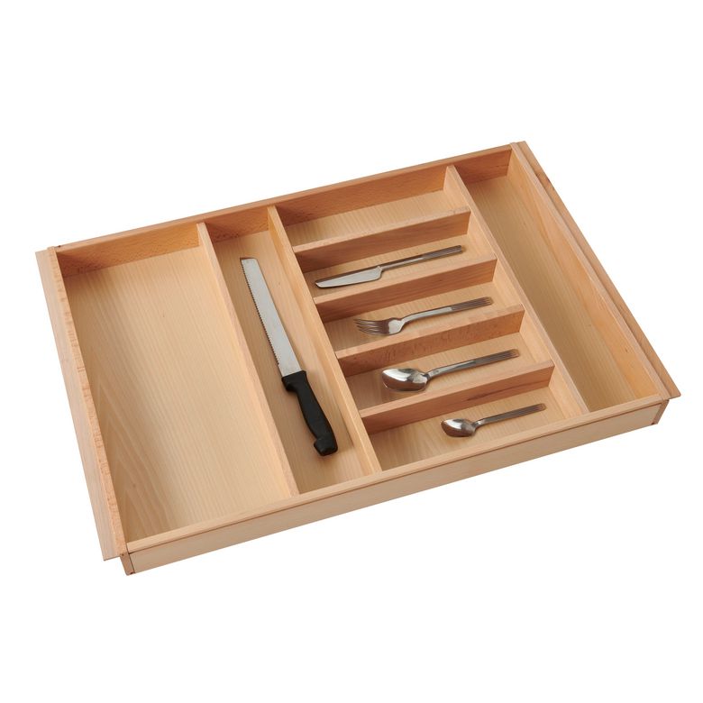 Range-couverts bois pour tiroir s/plan l.80-Lapeyre