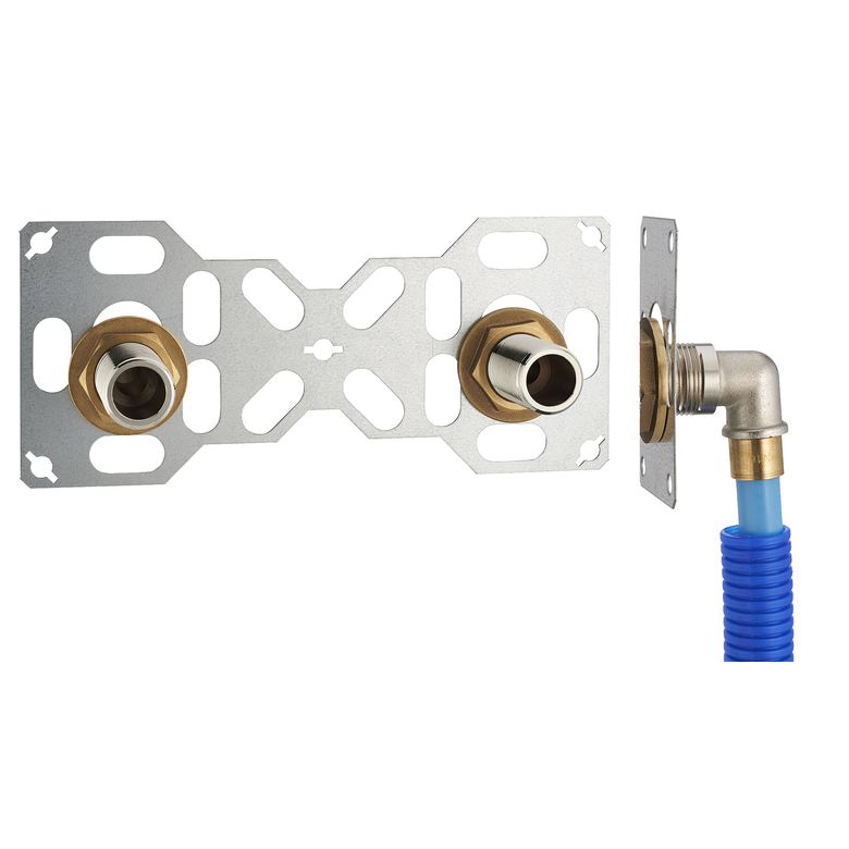 Platine double ea:150 per à glissement D16 - 2 sorties m g3/4 supp brochable Main Image