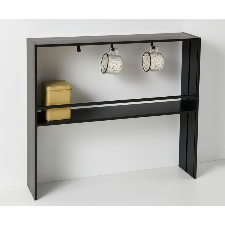 Etagère de crédence métal noir -Lapeyre