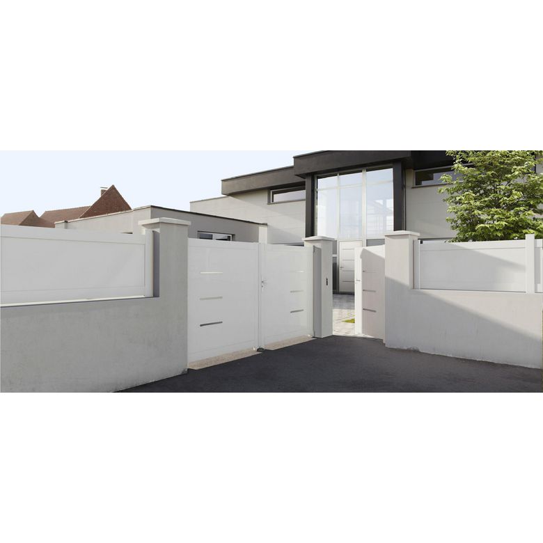 Travée PVC Pleine lisse - Extérieur