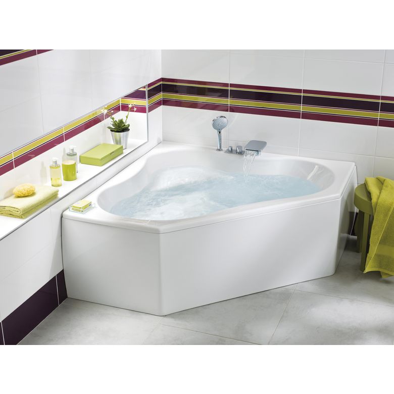 Baignoire d'angle dimension 140x140 Aquaneo - Lapeyre
