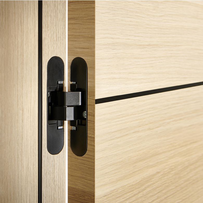 Bloc-porte ROXIE fin de chantier acoustique inserts noir | Lapeyre