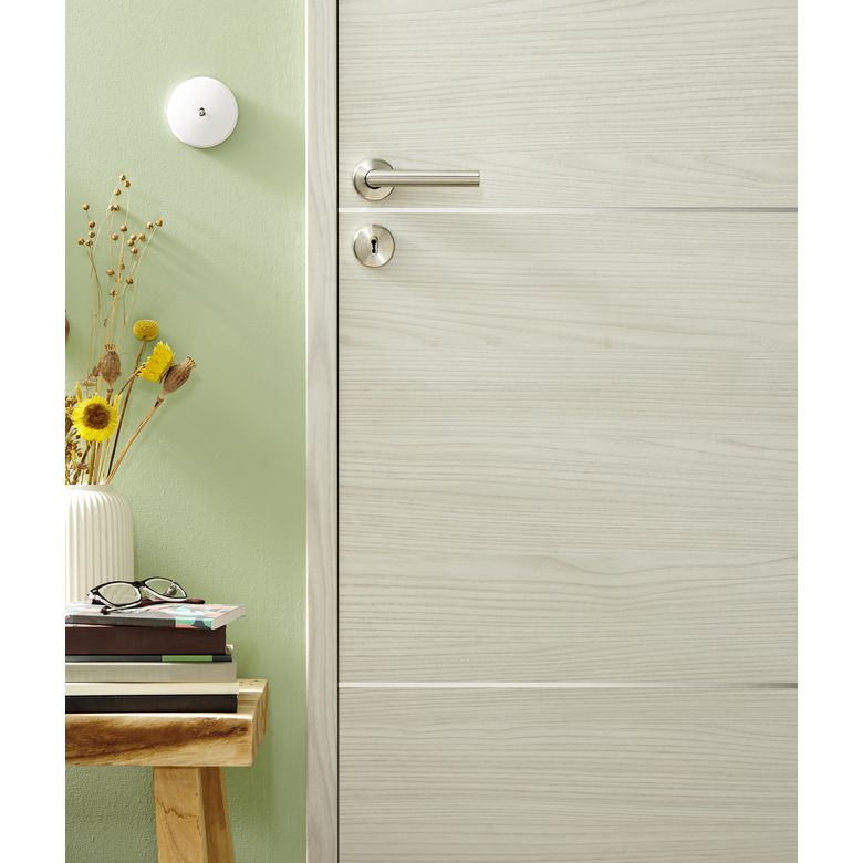 Bloc-porte ROXIE fin de chantier acoustique inserts noir | Lapeyre