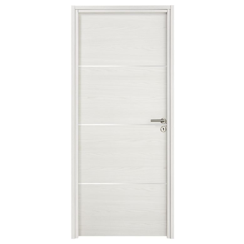 Bloc-porte ROXIE fin de chantier acoustique inserts inox | Lapeyre