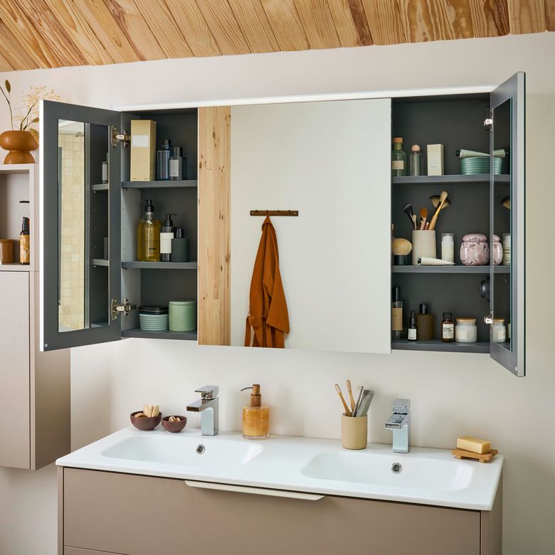 Armoire de toilette 2 portes Phoenix-Lapeyre