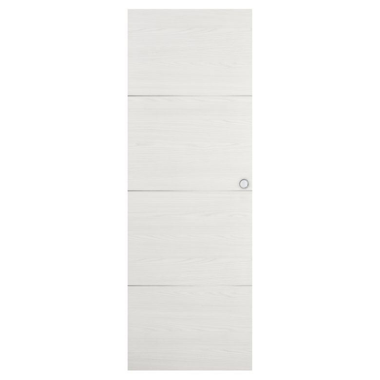 Porte coulissante ROXIE inserts inox | Lapeyre