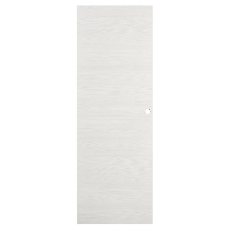 PC ROXIE *** Blanc galet - Usinage R8+poignée cuvette+Tire-doigt H.204 x l.73 Main Image