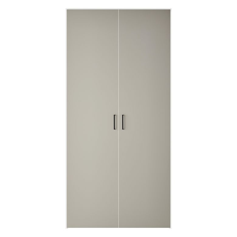 Porte de placard battant Tristan 1 vantail avec bâti - Lapeyre