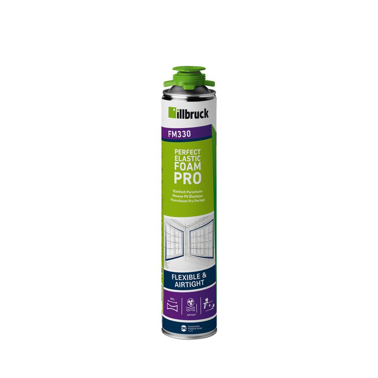 Mousse polyuréthane Elastique Illbruck FM330 2en 1- Pistolable ou manuelle 750ml Main Image