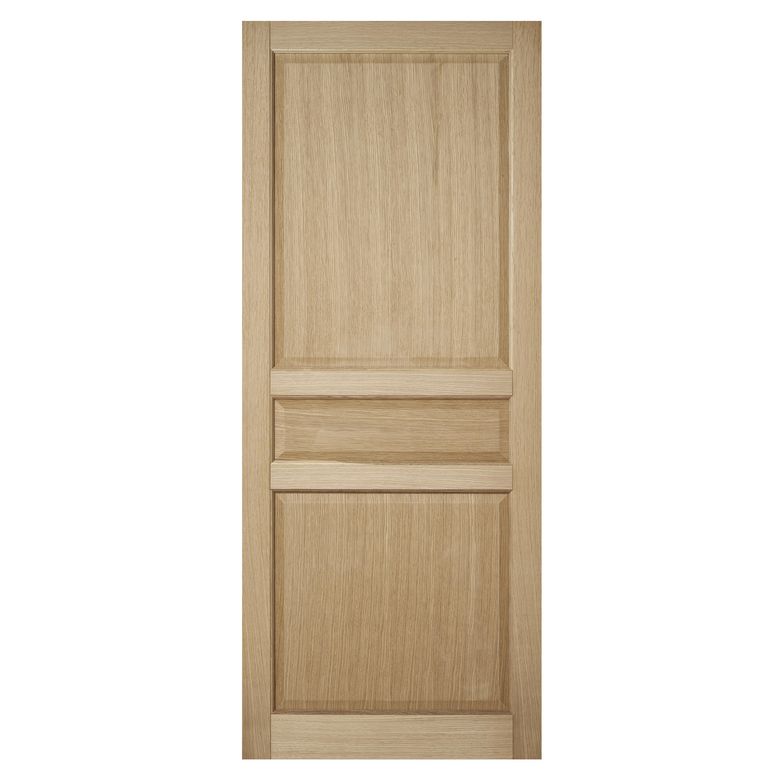 Porte seule recoupable chêne plaqué CLASSIQUE 2 H.214x75 cm Main Image