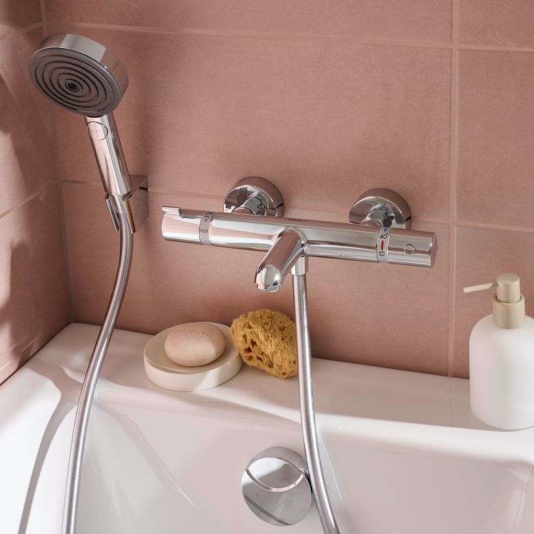 Set de douche PULSIFY SELECT S 3 jets noir-Lapeyre