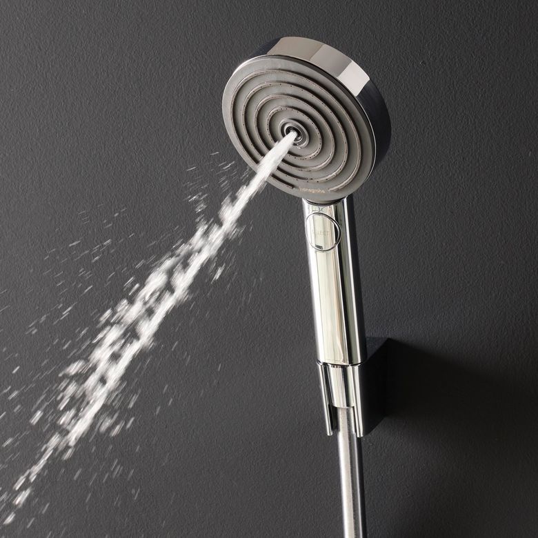 Set de douche PULSIFY SELECT S 3 jets noir-Lapeyre