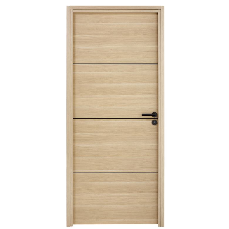 Bloc-porte ROXIE fin de chantier acoustique inserts noir | Lapeyre