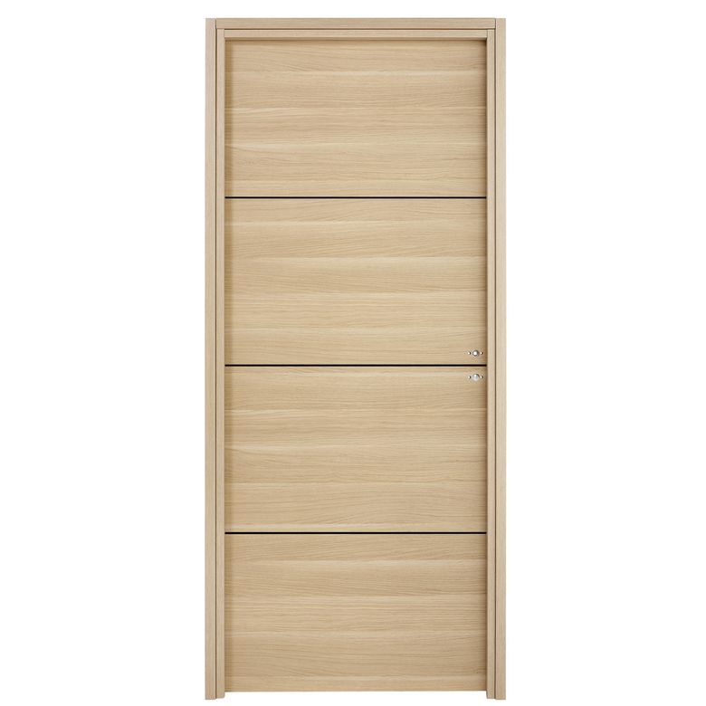 Bloc-porte ROXIE fin de chantier acoustique inserts noir | Lapeyre