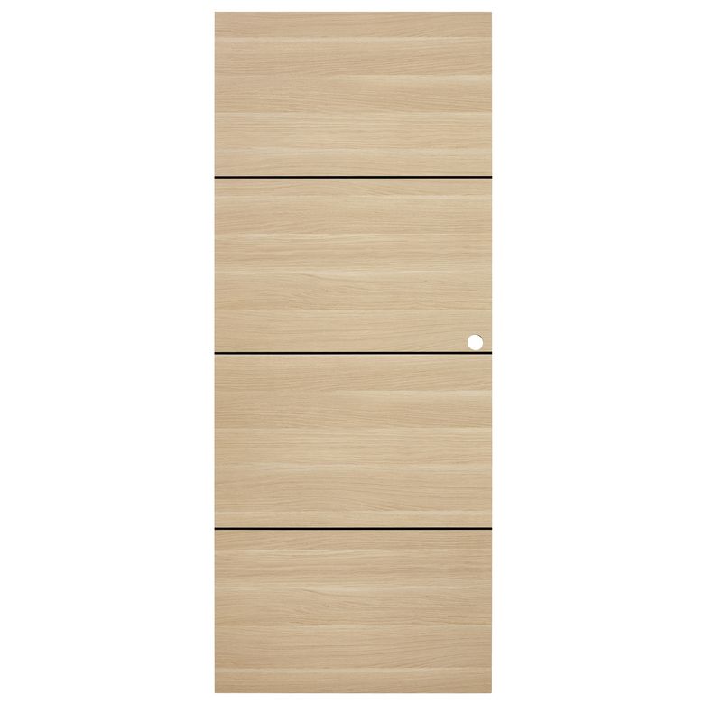 Porte coulissante ROXIE inserts noir