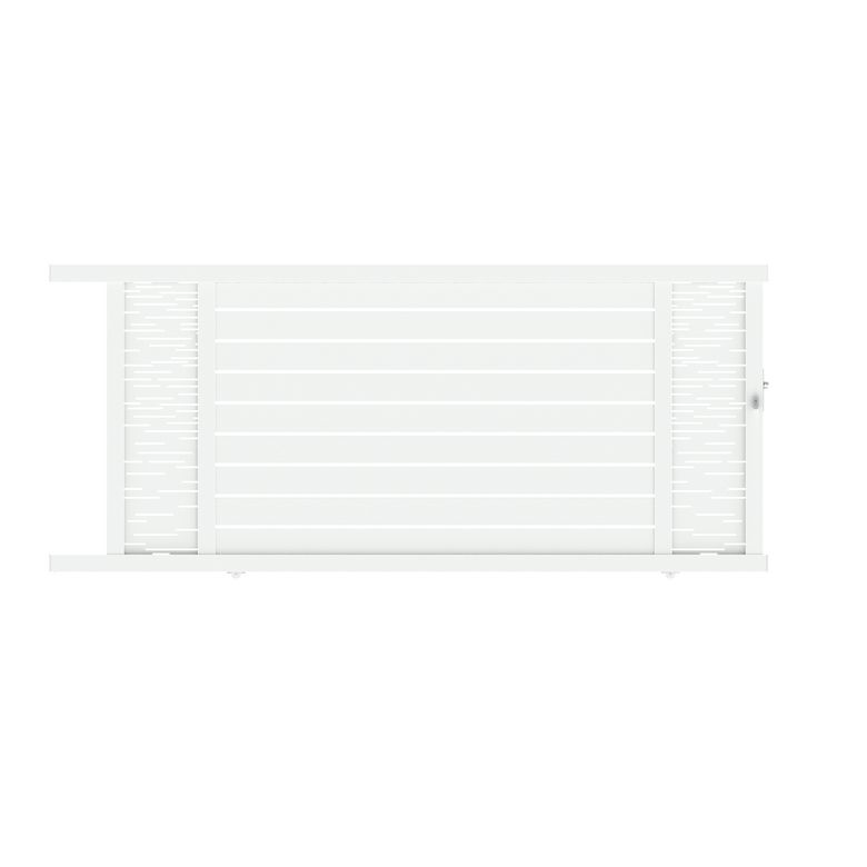Portail coulissant Aluminium Catane ligne horizontale