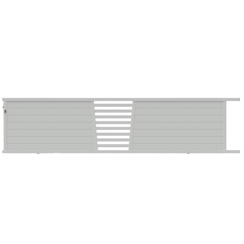 Portail Coulissant PISE Barreau Alu H 123 X L 450 Blanc RAL 9016 Portail Coulissant PISE Barreau Alu H 123 X L 450 Blanc RAL 9016