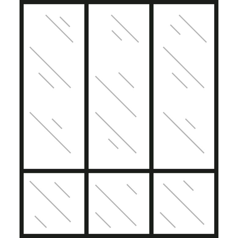 Kit verrière RHEA aluminium 4 vitrage dépoli à personnaliser - Lapeyre