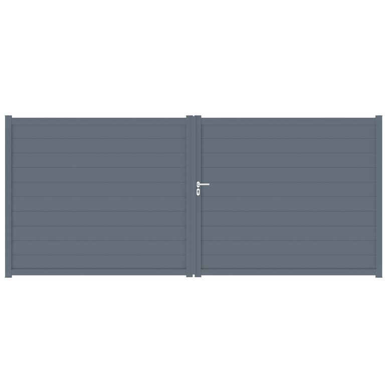 Portail battant Aluminium Bari