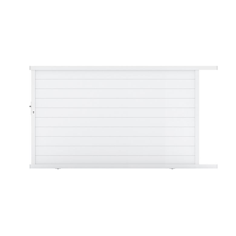 Portail coulissant BARI alu H.171 x l.300 blanc RAL 9016 brillant Main Image