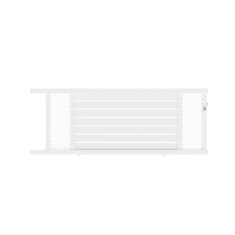 Portail coulissant Aluminium Catane décor moucharabieh