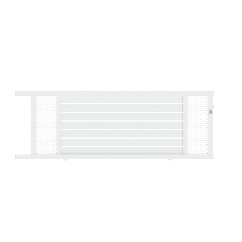 Portail coulissant Aluminium Catane décor moucharabieh