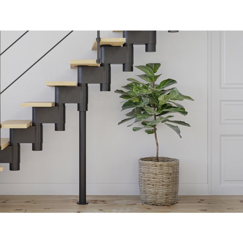 Echelle gain de place droit London hêtre - Escaliers
