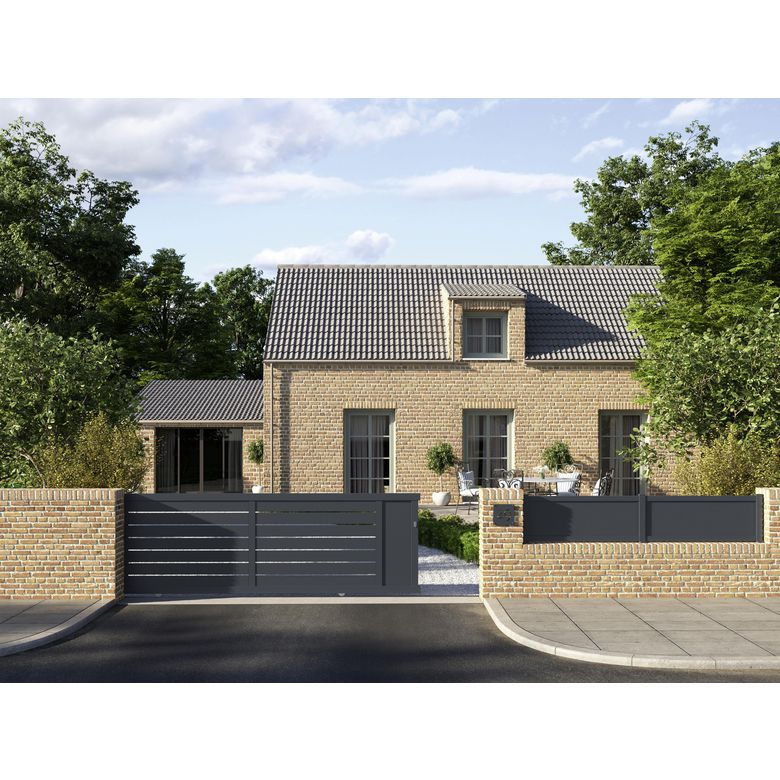 Portail coulissant Aluminium Catane-Lapeyre