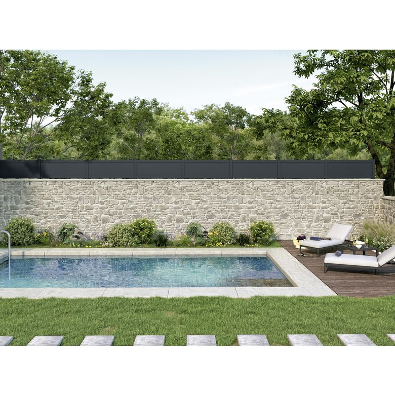 Clôture CATANE aluminium -Lapeyre