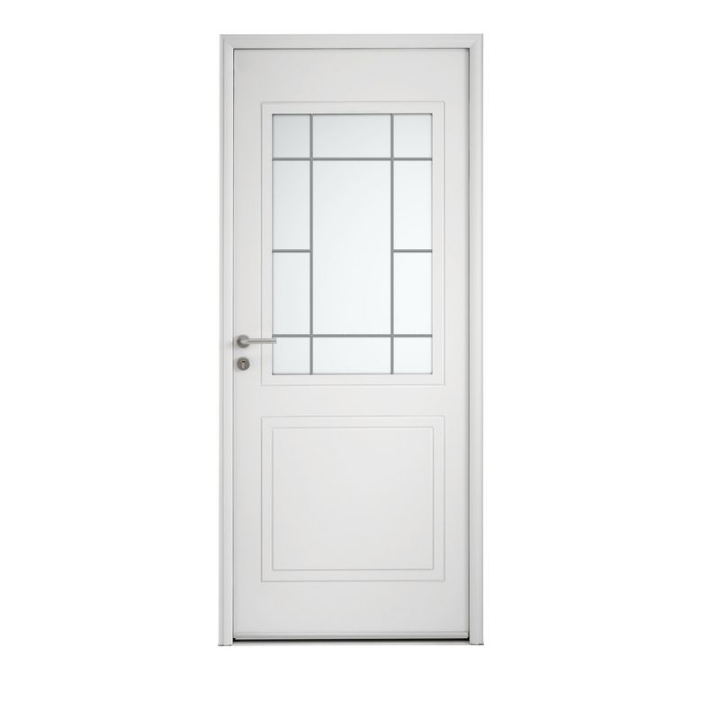 Porte d'entrée Azelie Aluminium poignée Iris -Lapeyre