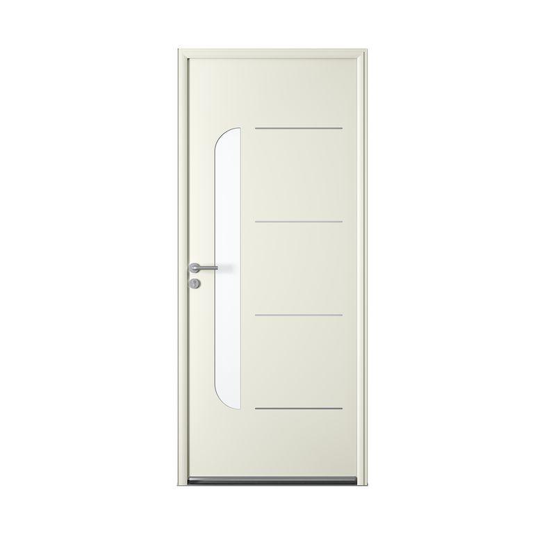 Porte d'entrée Anouk Aluminium poignée Iris