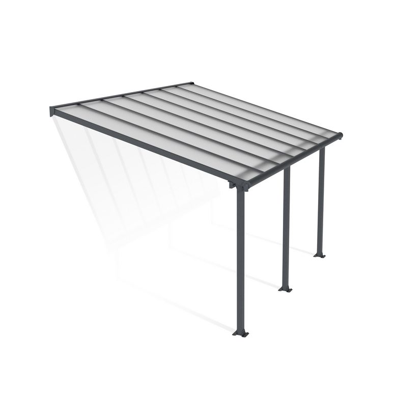 Tonnelle en aluminium Olympia adossée -Lapeyre