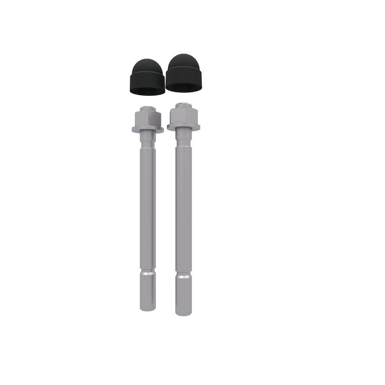 Balustrade Prestion en aluminium - Cheville sol beton