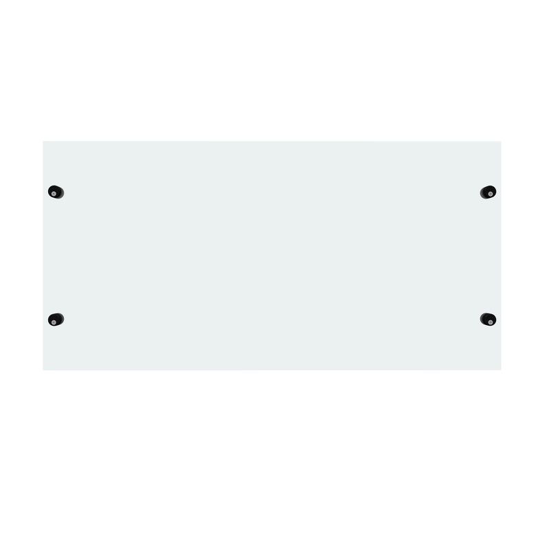 Balustrade Prestio en aluminium - Panneau en verre synthétique  -Lapeyre
