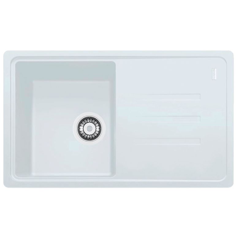 Evier MALTA synthèse blanc artic 1 bac L.78 x l.50 cm Main Image