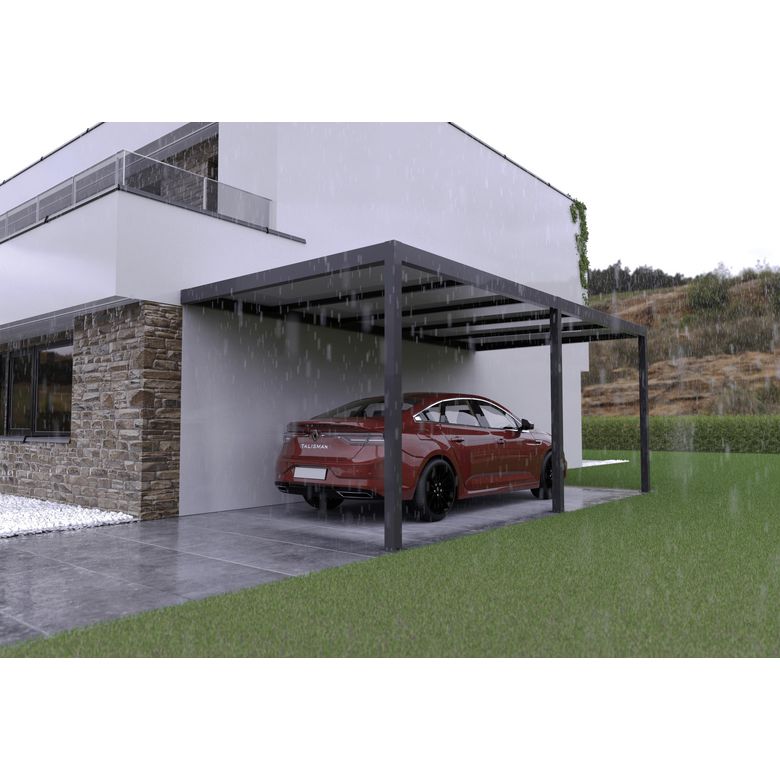 Carport mural CELTINA aluminium -Lapeyre