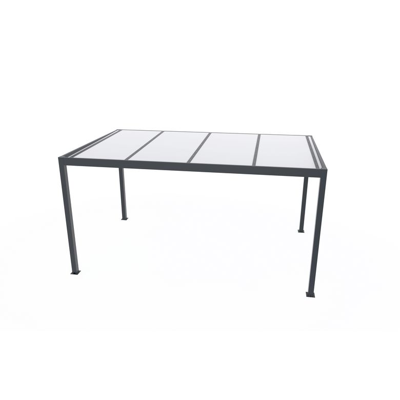 Carport autoportante CELTINA alu gris anth. RAL 7016 H.251 x p.314 x L.498 LDD Main Image