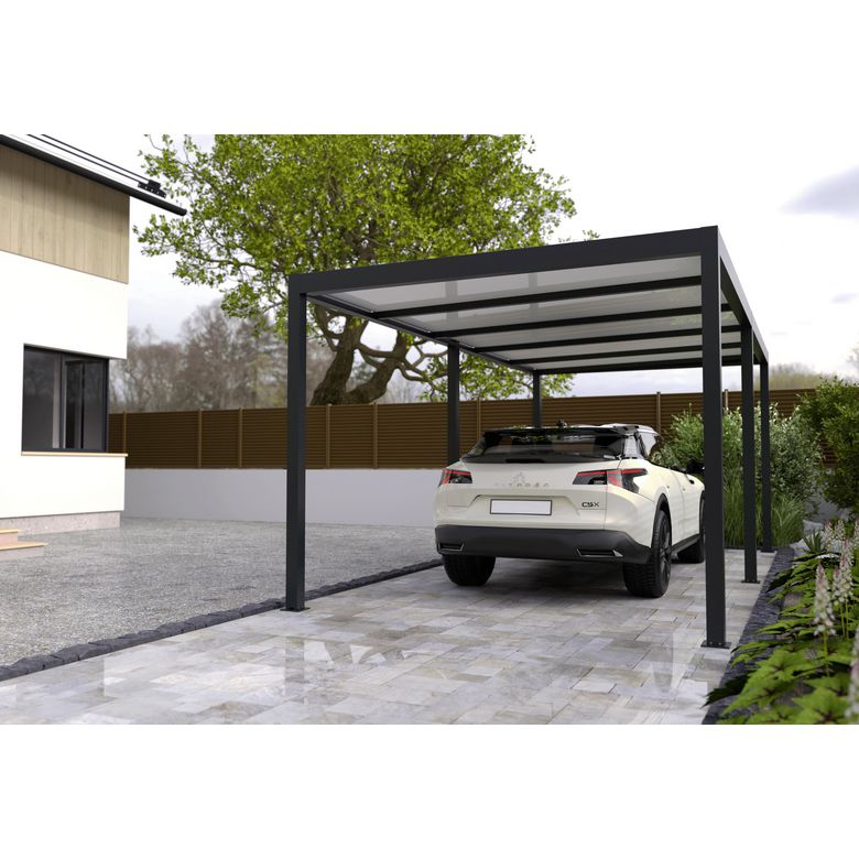 Carport autoportante CELTINA aluminium -Lapeyre