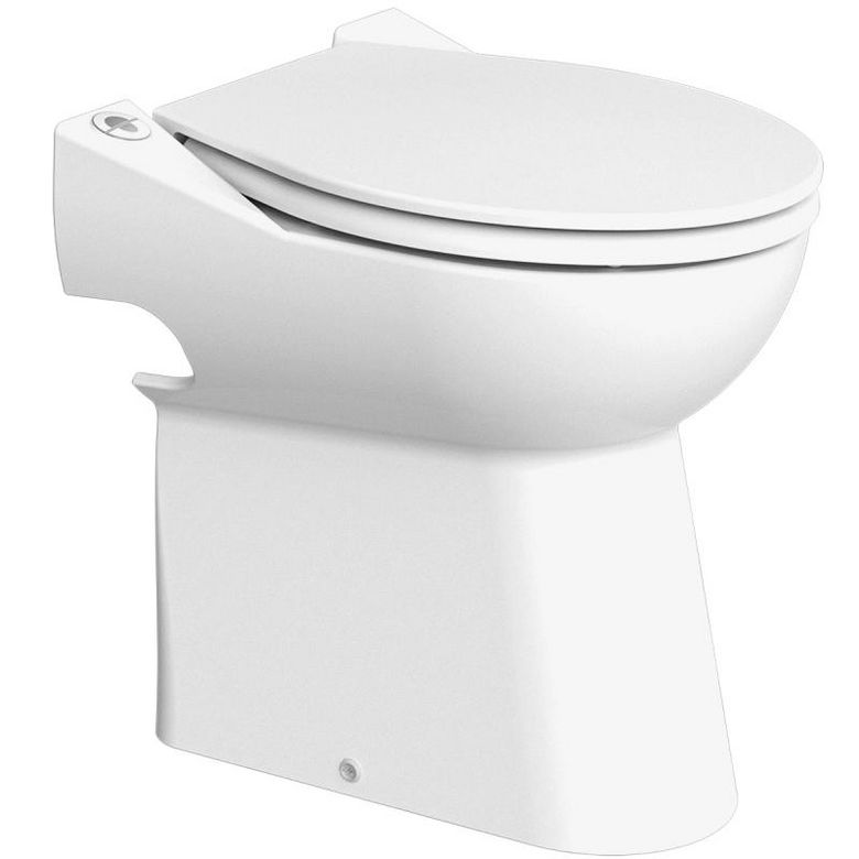 Wc avec broyeur Sanicompact 43 gdp anticalcaire+abattant frein de chute antibac Main Image