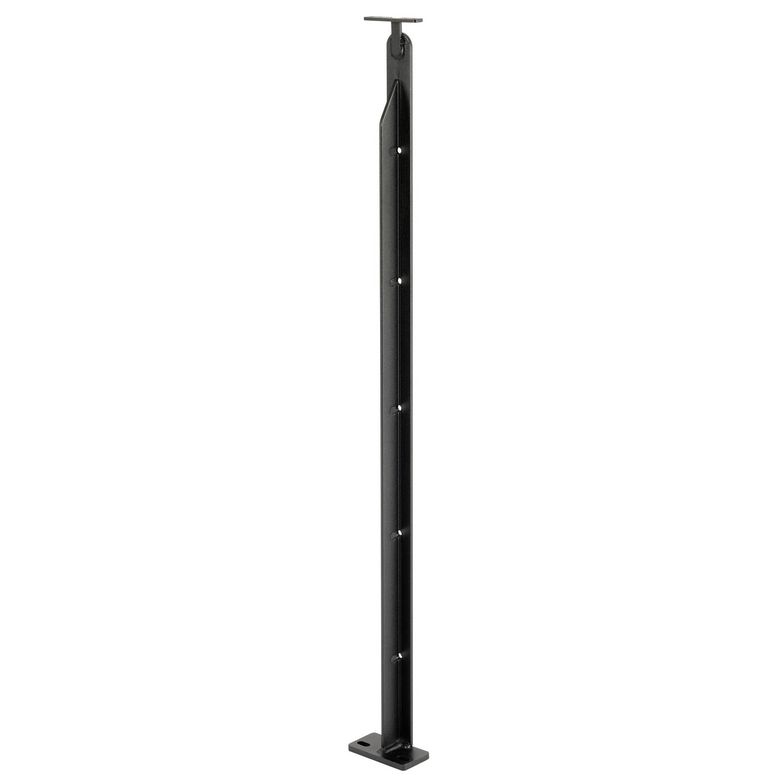 Poteau acier noir pour balustrade UNIVERSO Main Image