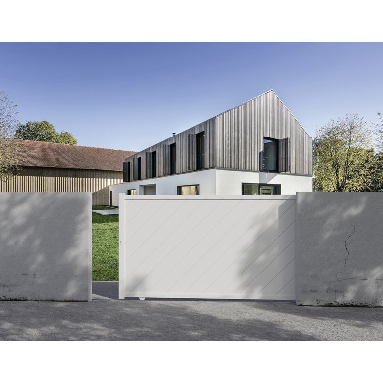 Portail coulissant en aluminium Sibari︱Lapeyre