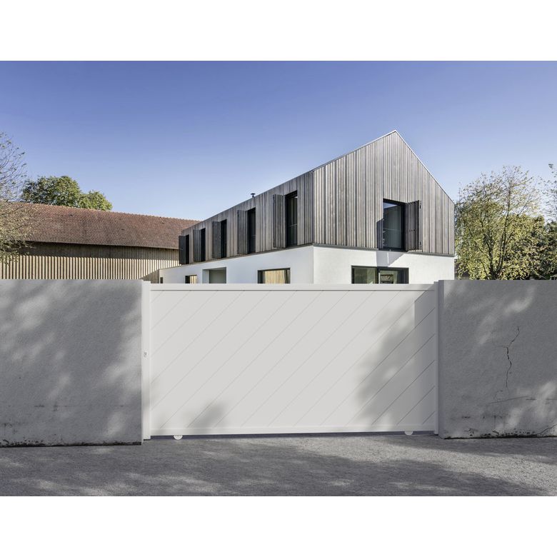 Portail coulissant en aluminium Sibari︱Lapeyre