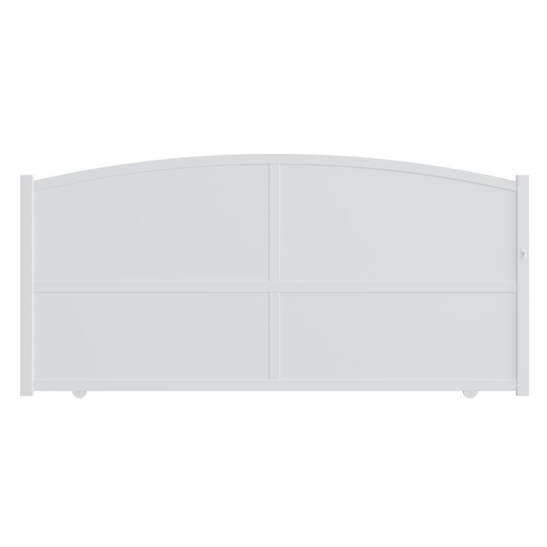 Portail coulissant VALMA aluminium H.140/160 x l.325 blanc RAL 9016 Main Image