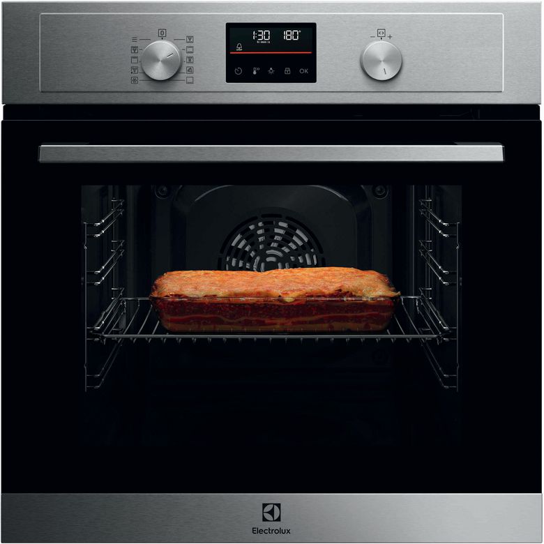 Four multifonction nettoyage pyrolyse inox Electrolux EOH4P06BX Main Image