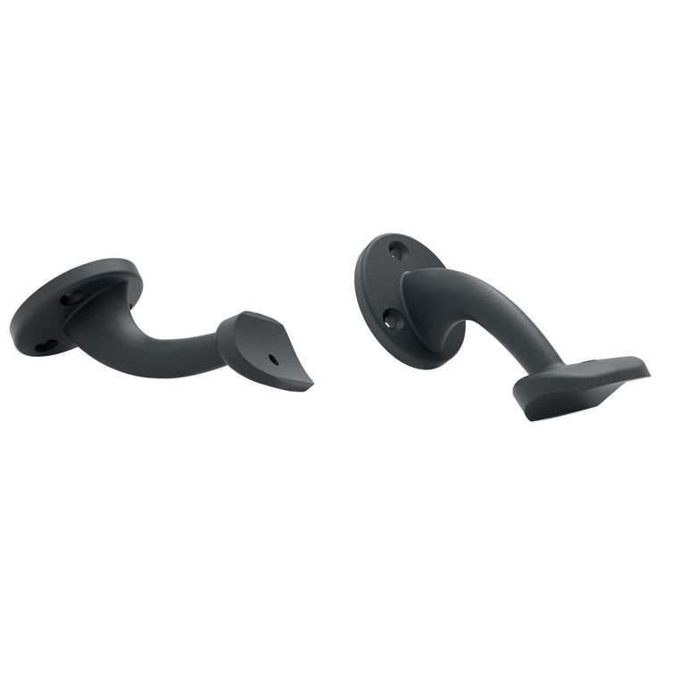Main courante Lisseo aluminium noir grainé | Lapeyre