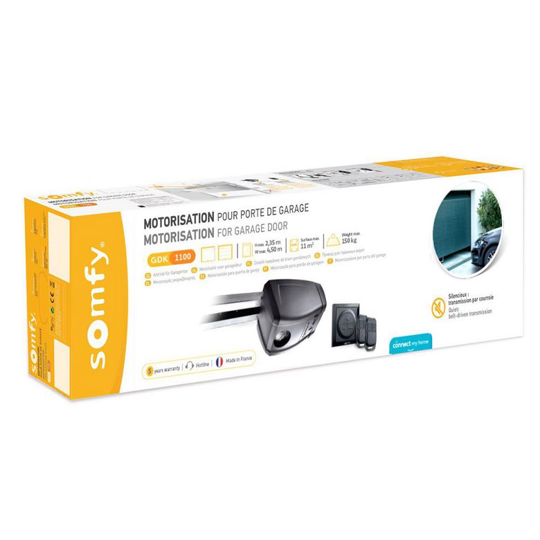 Motorisation porte de garage Somfy GDK 1100 - Extérieur | Lapeyre
