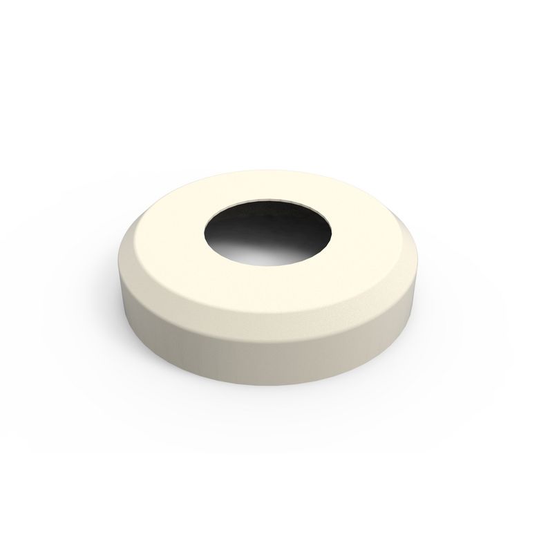 Cache sabot pour balustrade LISSEO blanc RAL 9010 brillant Main Image